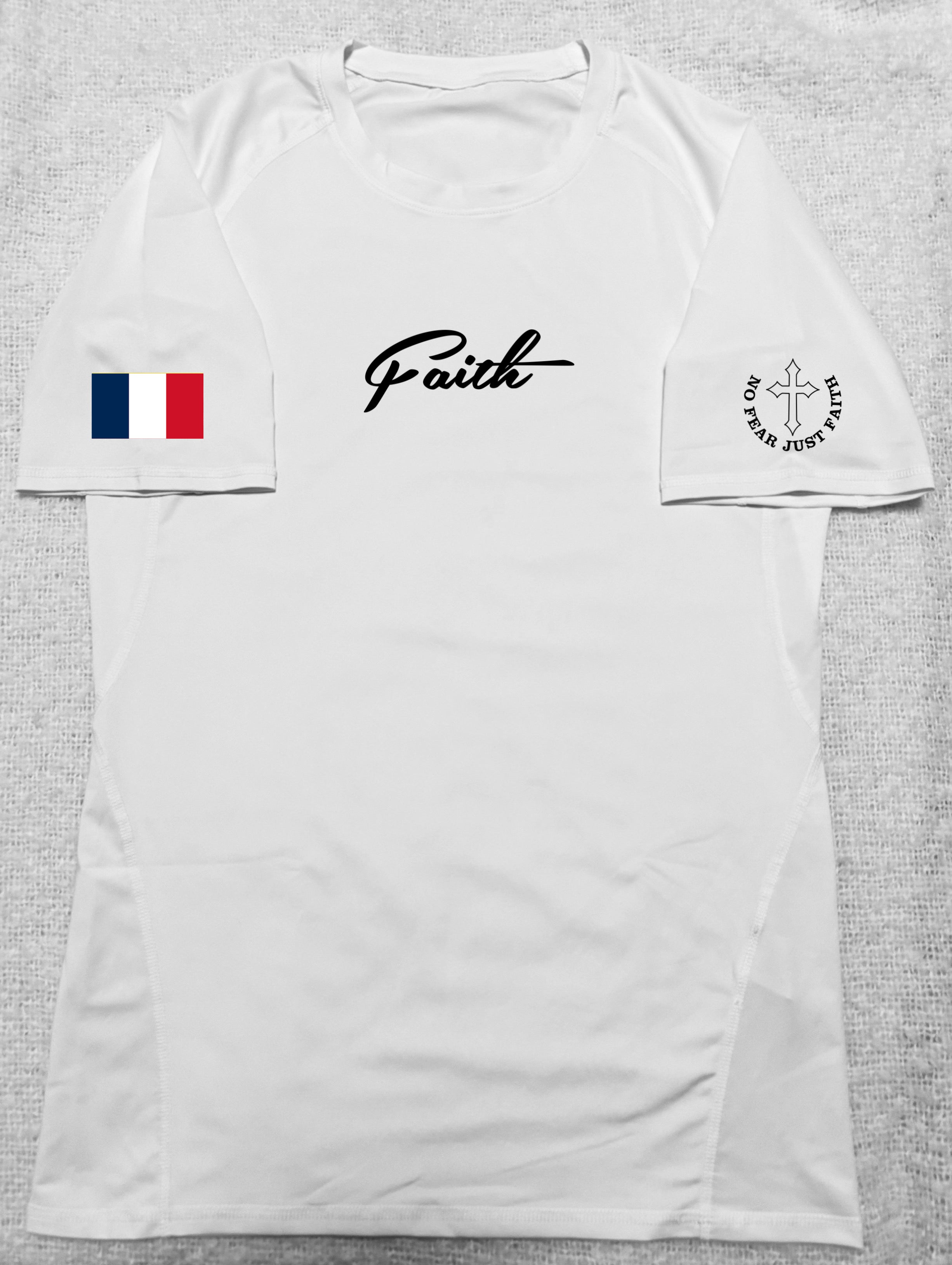 White flag series Compression shirt