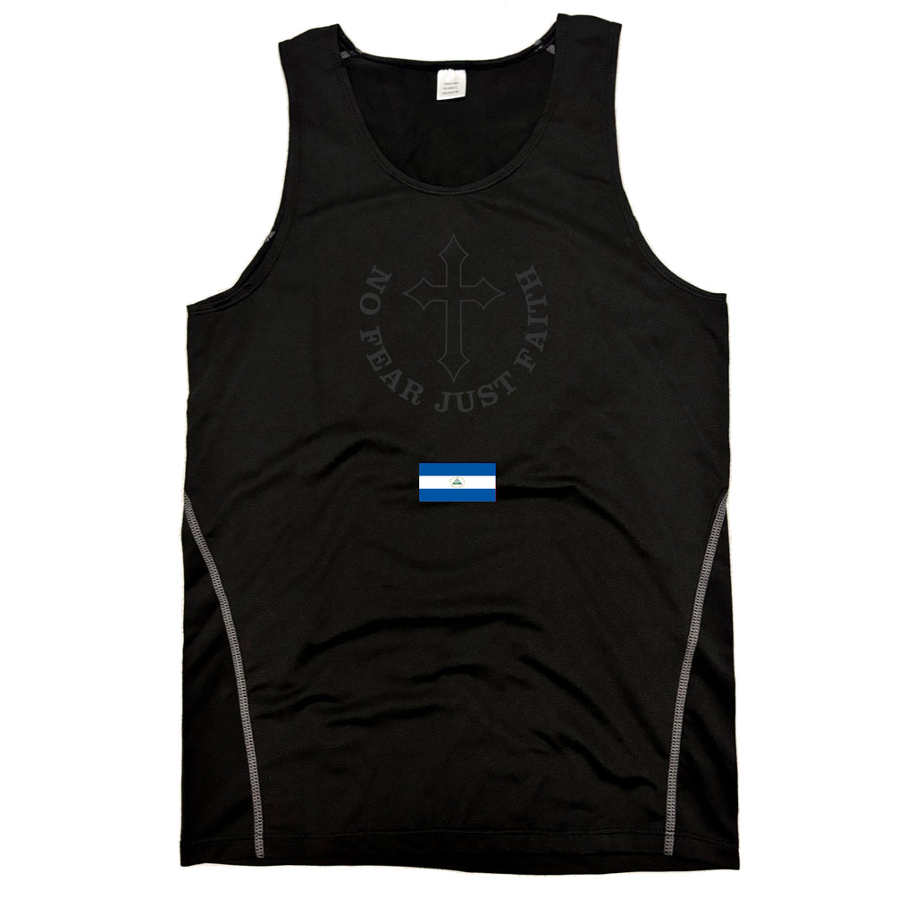 Centered Black flag series Compression Tank Tops- all countries