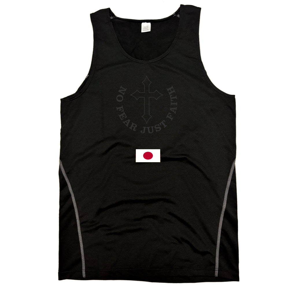 Centered Black flag series Compression Tank Tops- all countries