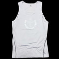 White on white Compression Tank Top