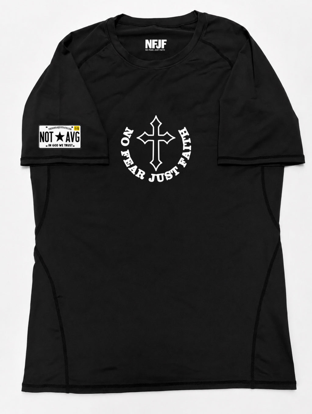 “NOT AVG” B&W Compression Shirt
