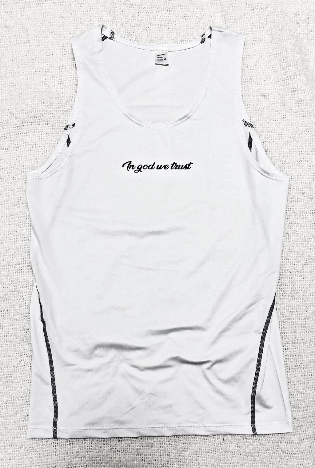 White IGWT Compression Tank Top