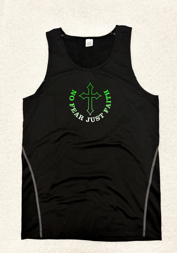 Green Clover Compression Tank Top