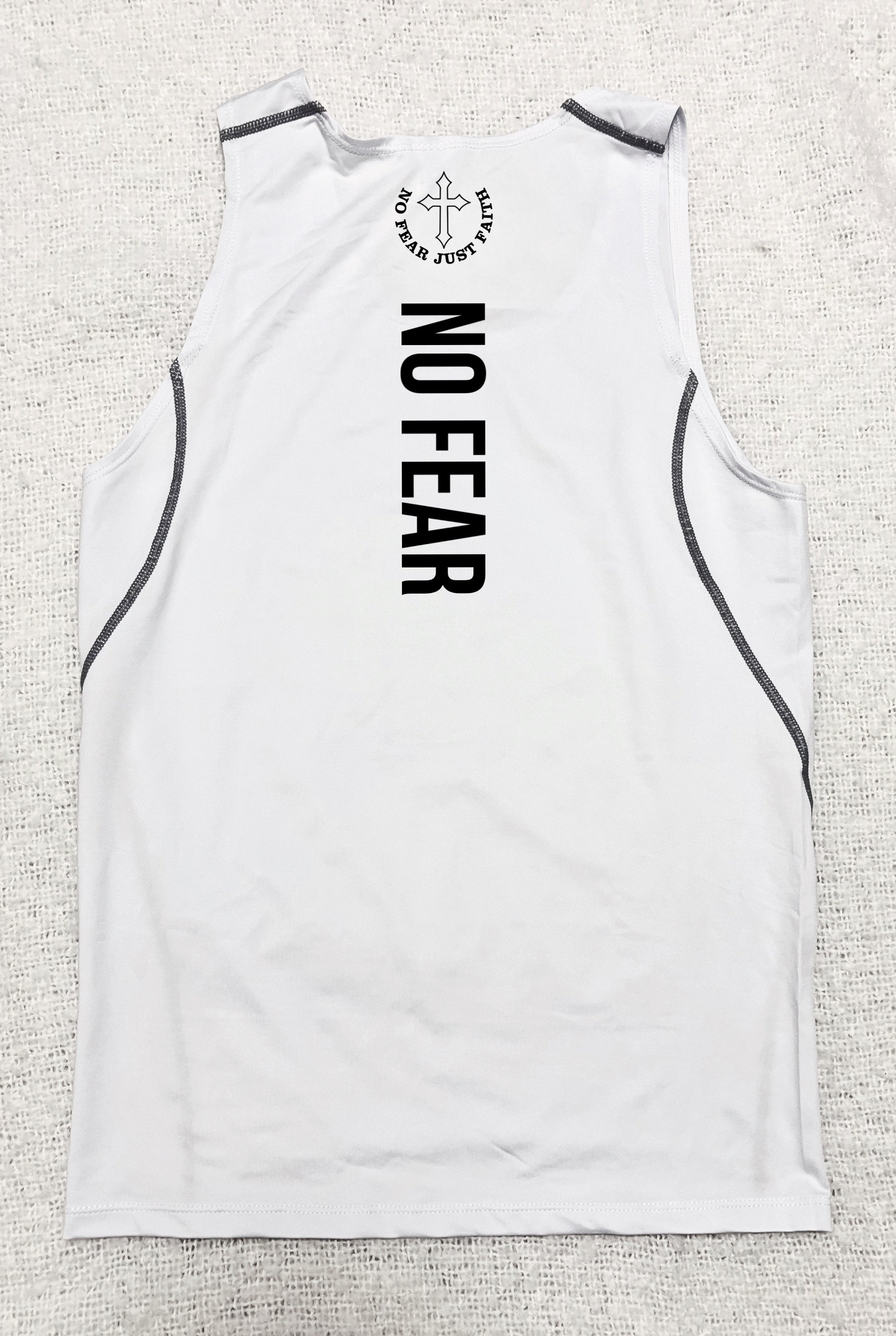 White IGWT Compression Tank Top