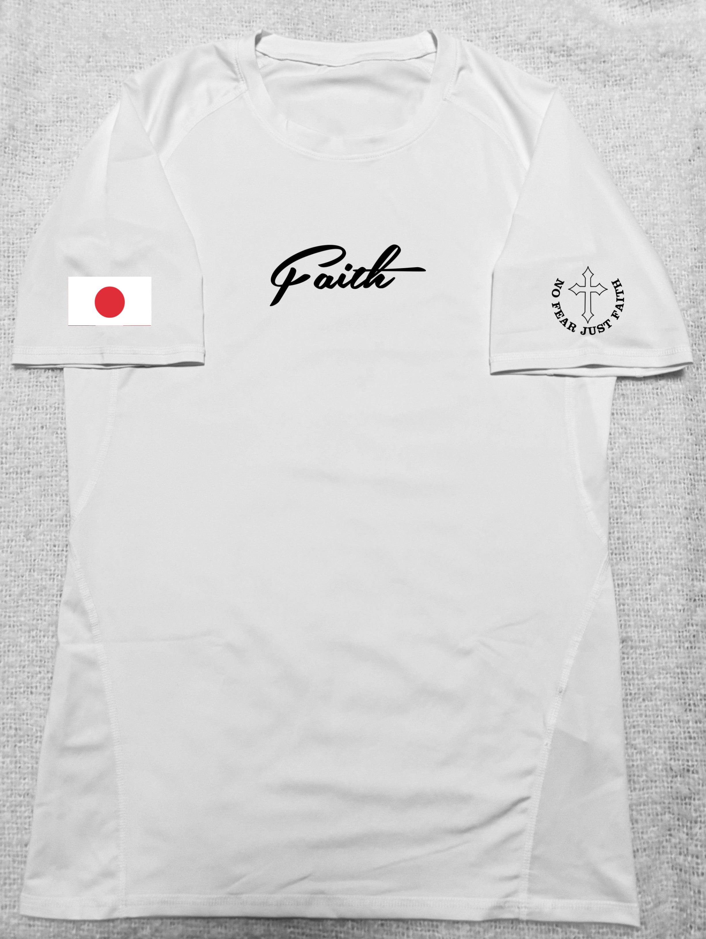 White flag series Compression shirt