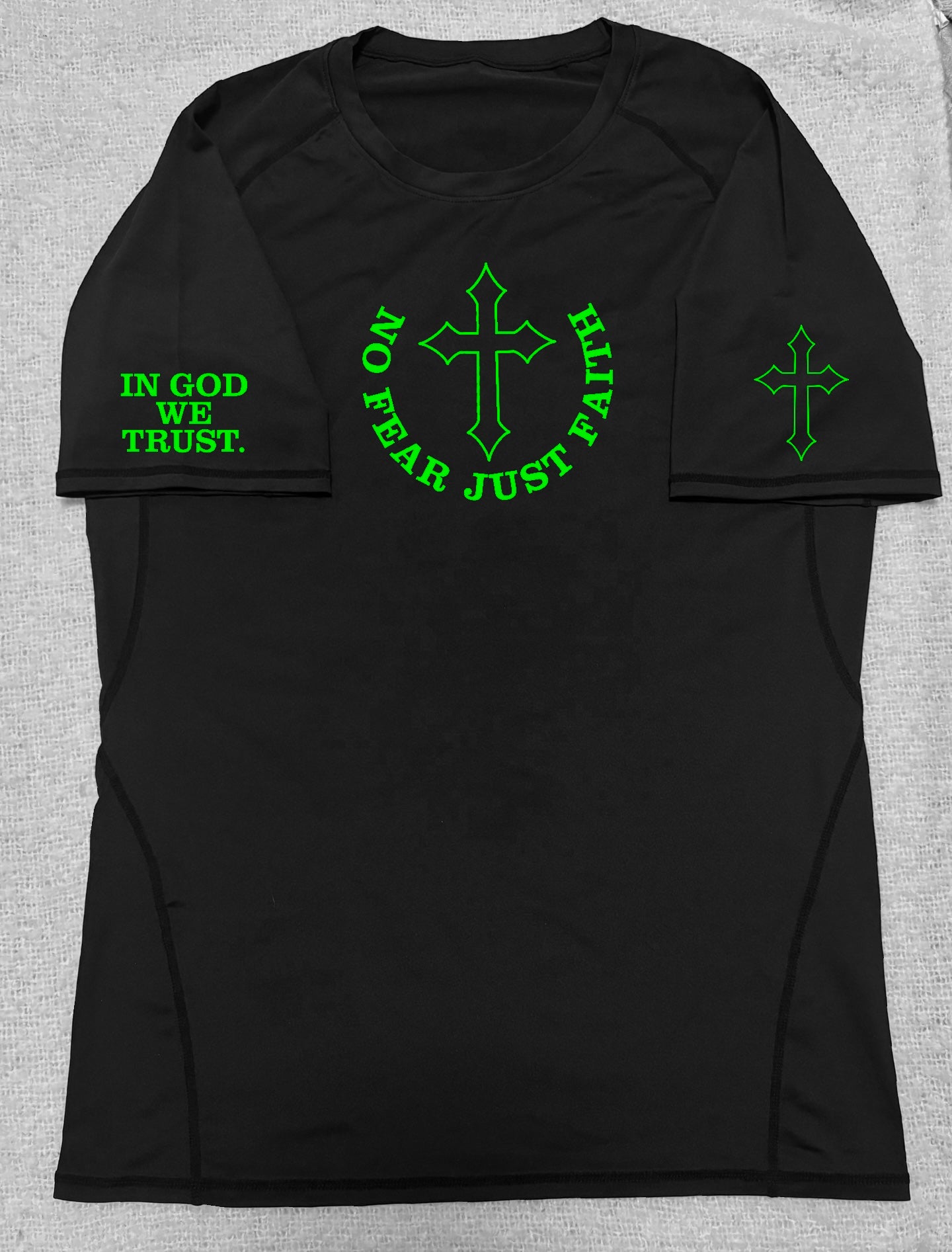 Black EVERY Color Compression Shirts