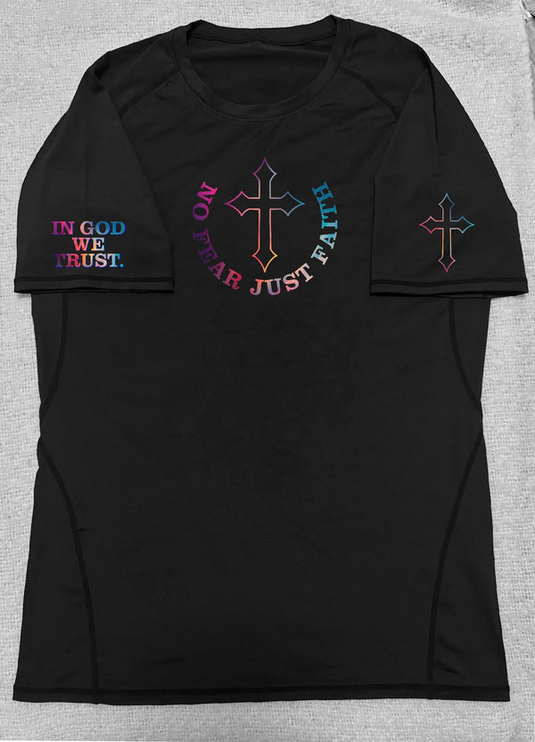 Black Universe Compression Shirt