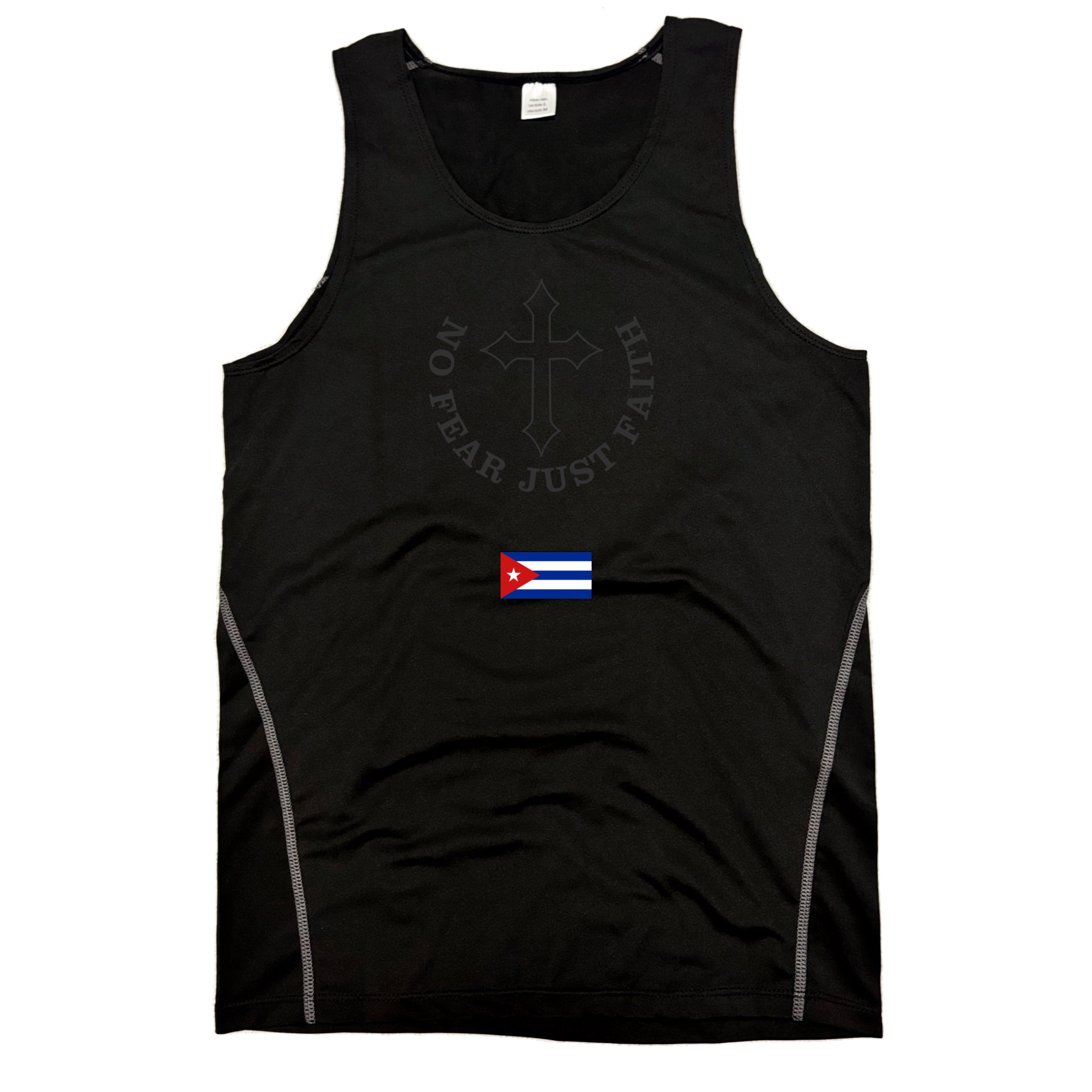 Centered Black flag series Compression Tank Tops- all countries