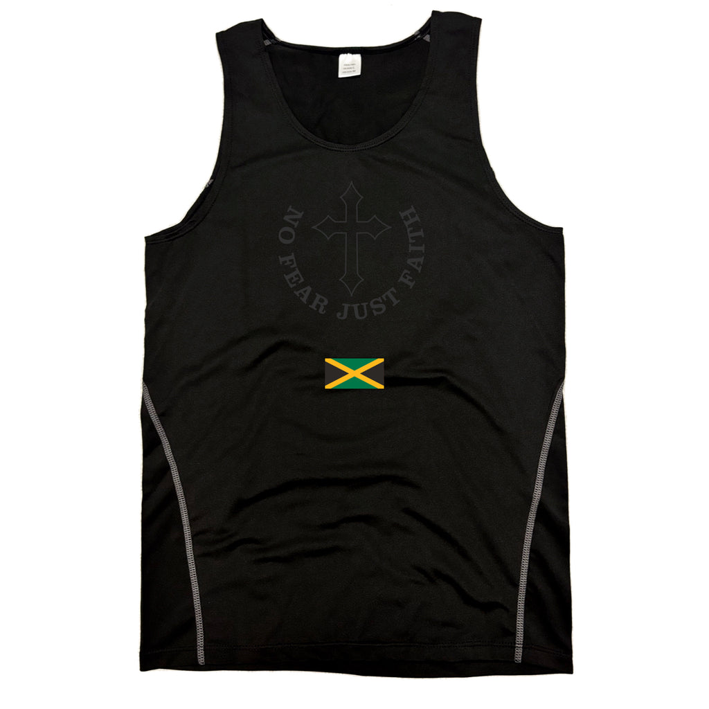 Centered Black flag series Compression Tank Tops- all countries