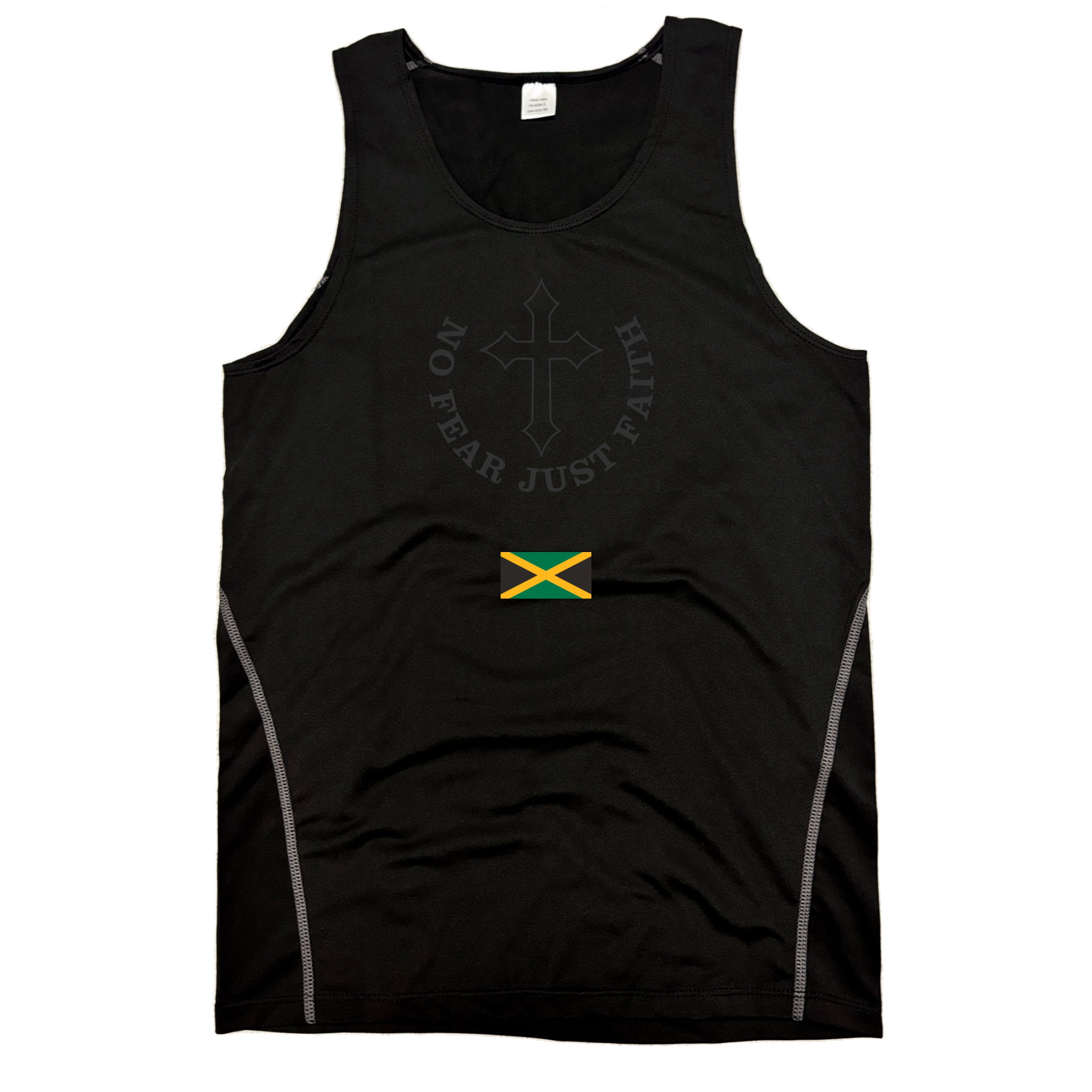 Centered Black flag series Compression Tank Tops- all countries