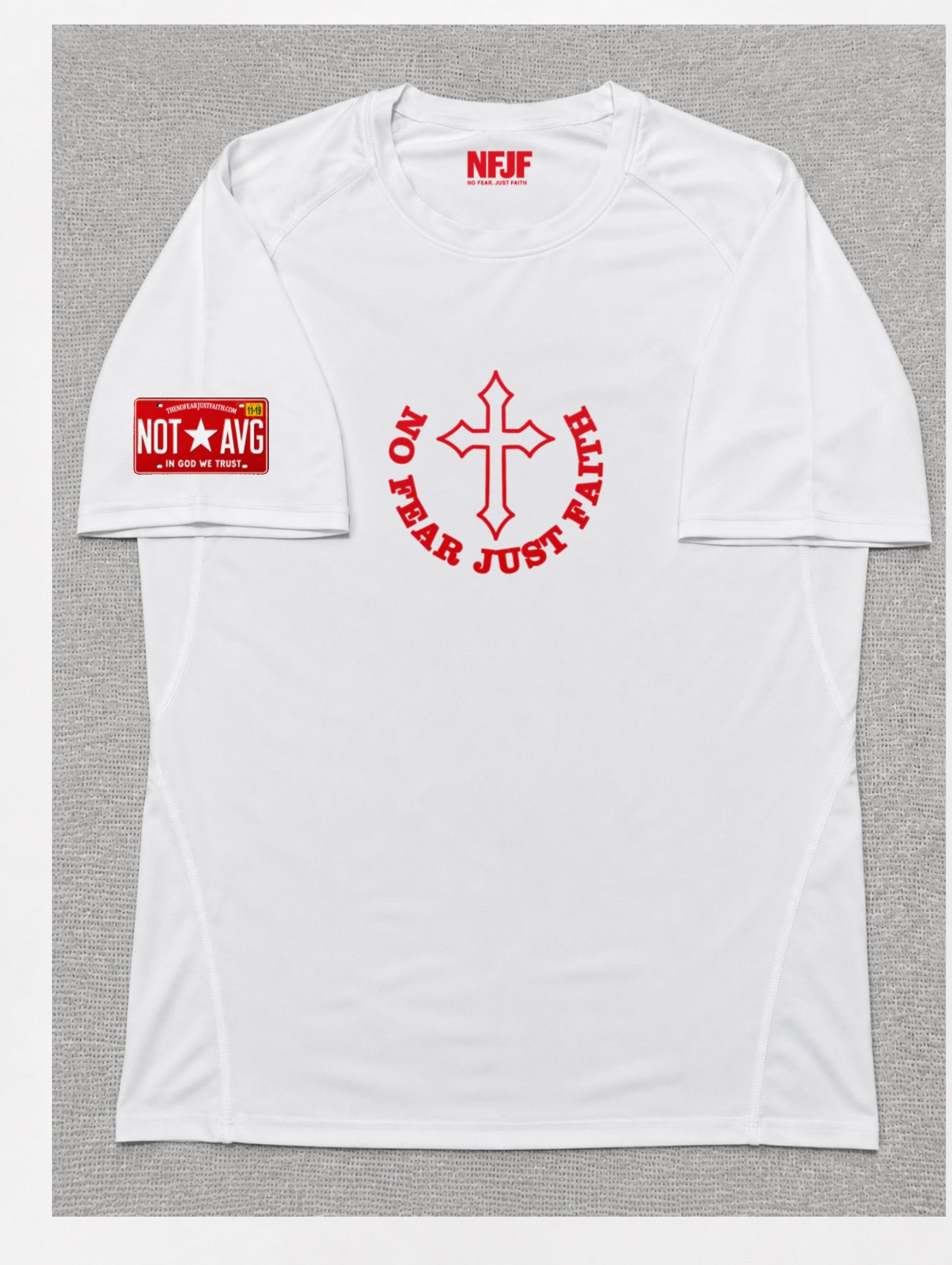 “NOT AVG” Red Compression Shirt