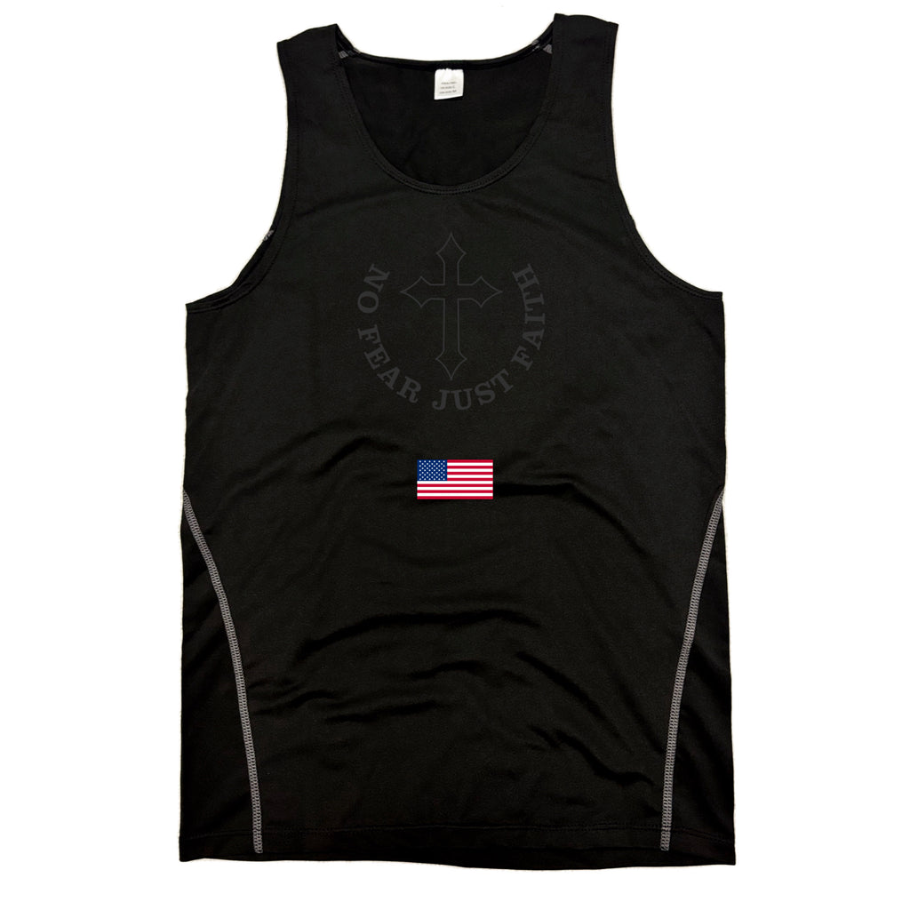 Centered Black flag series Compression Tank Tops- all countries