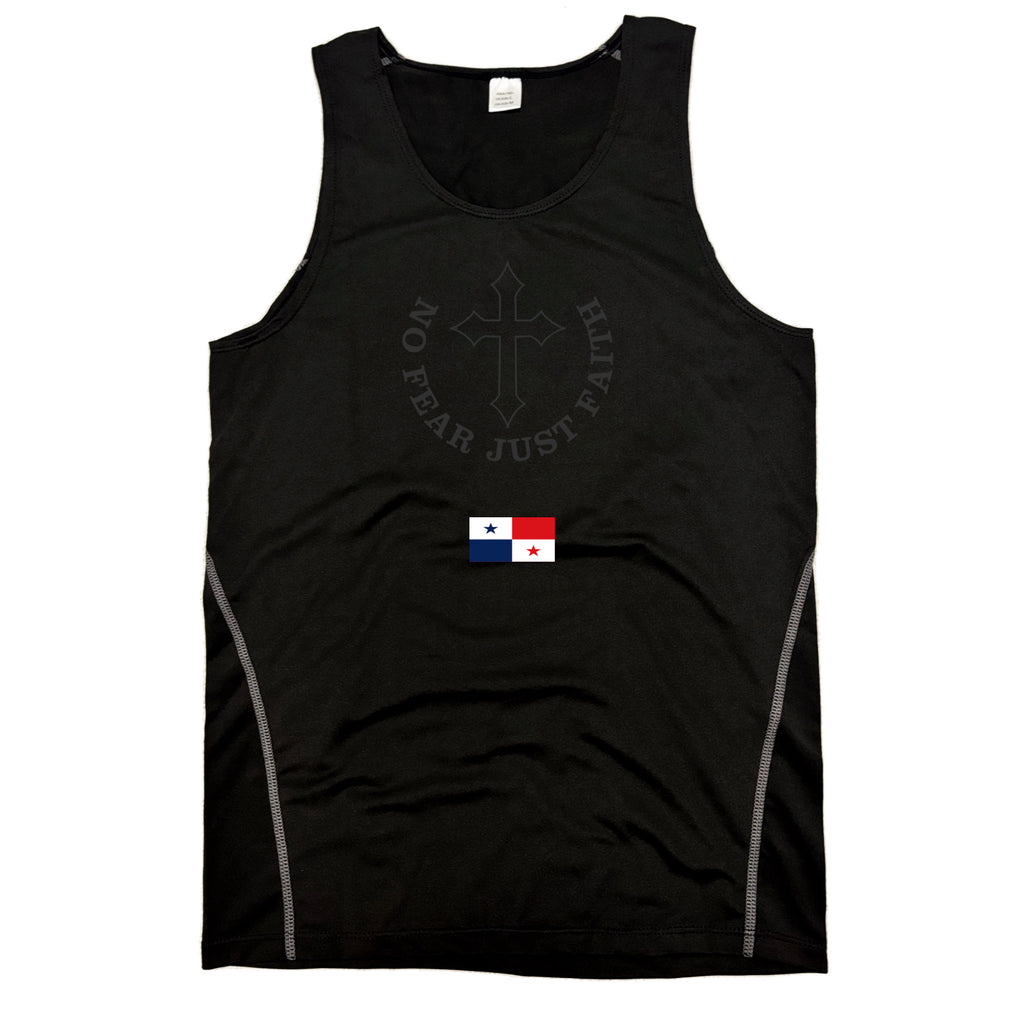 Centered Black flag series Compression Tank Tops- all countries
