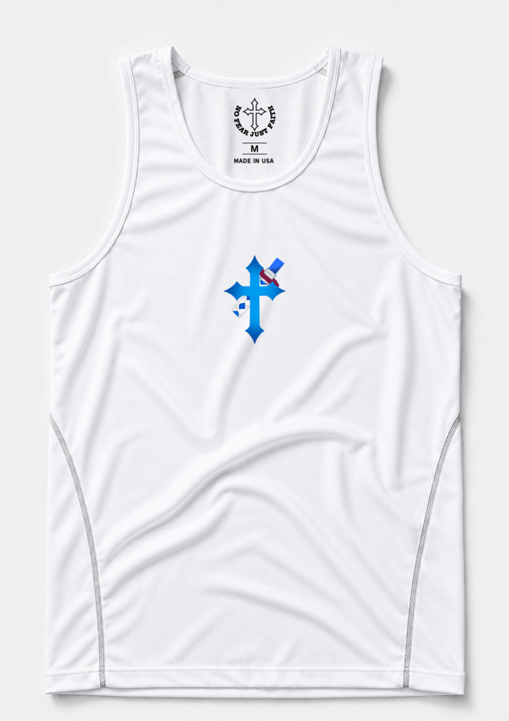 White giyu Compression Tank Top