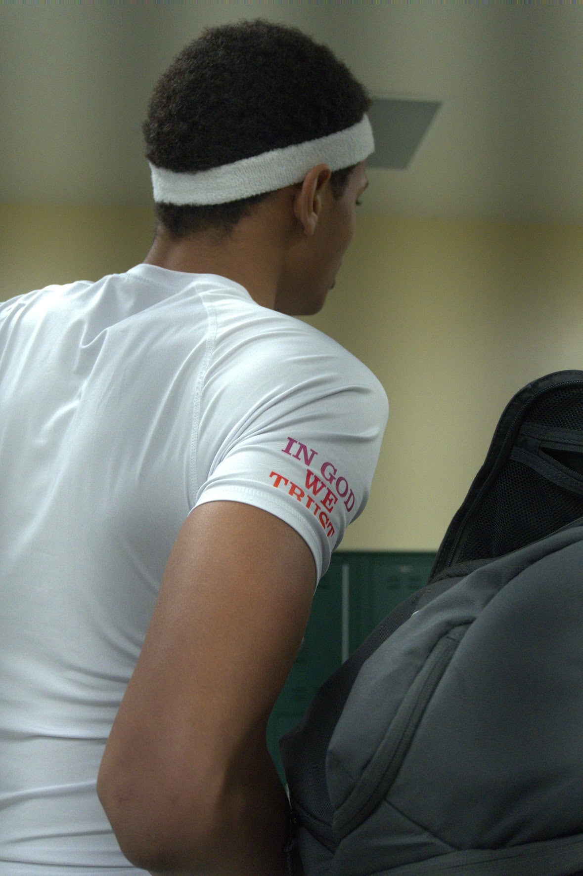 Sunset White Compression Shirt