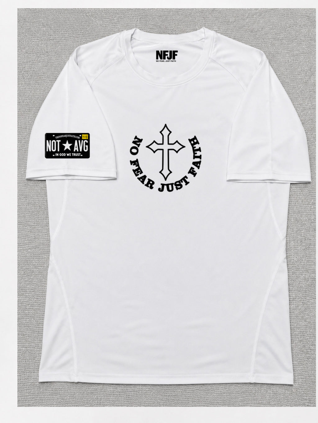 “NOT AVG” B&W Compression Shirt