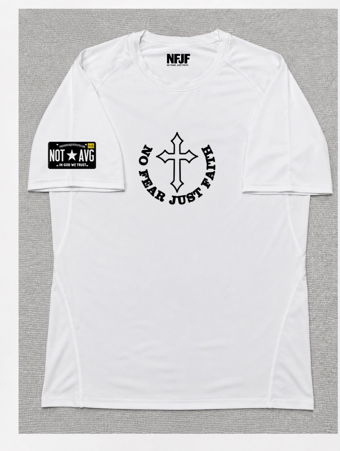 “NOT AVG” B&W Compression Shirt
