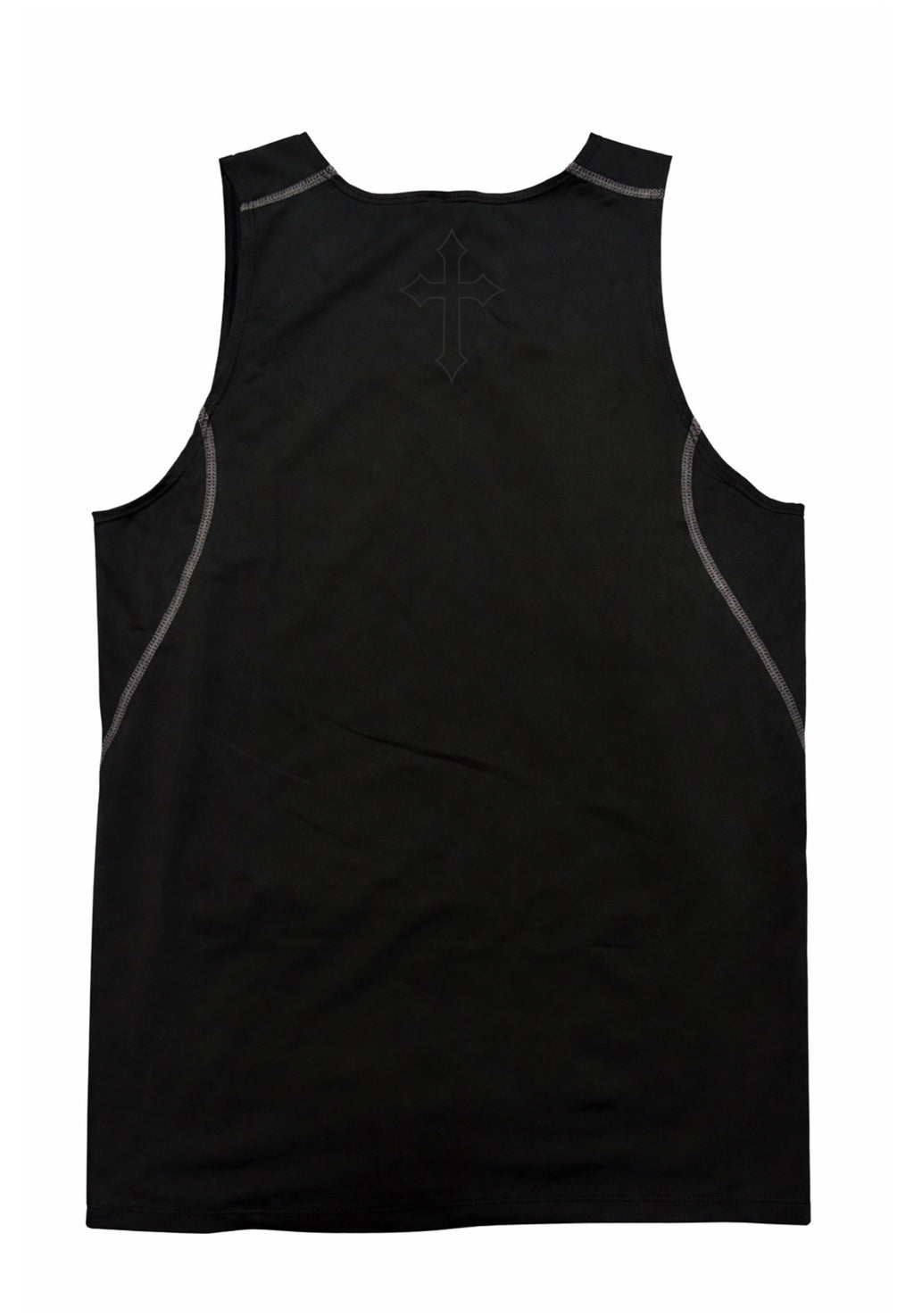 Black on black Compression Tank Top
