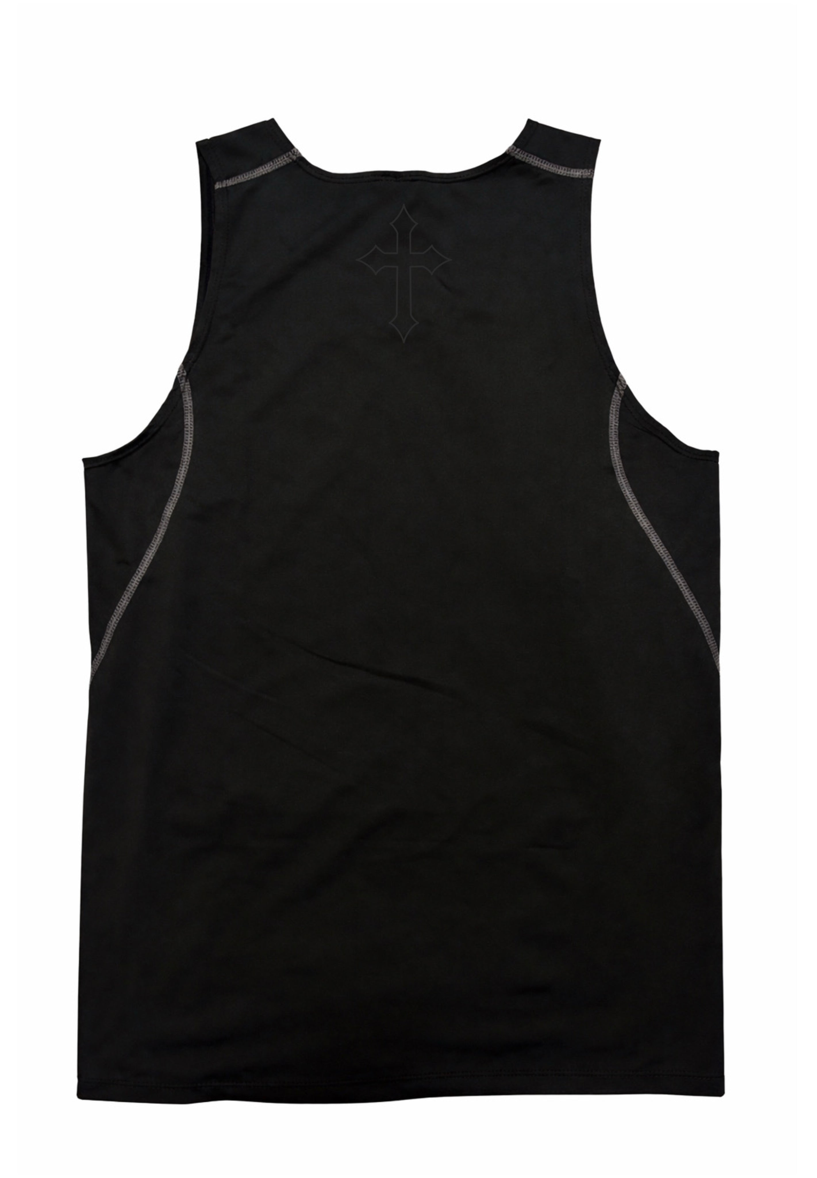 Black on black Compression Tank Top