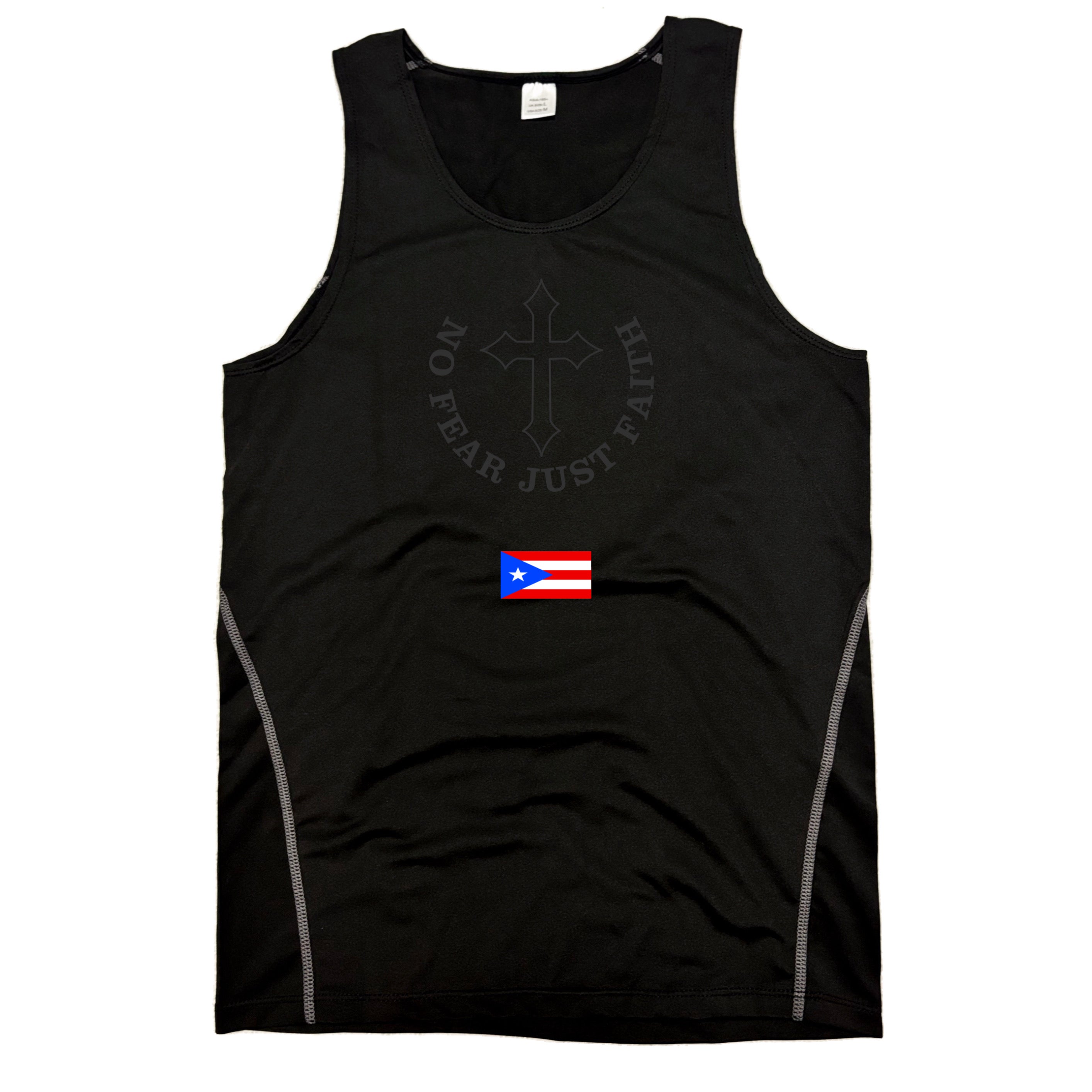 Centered Black flag series Compression Tank Tops- all countries