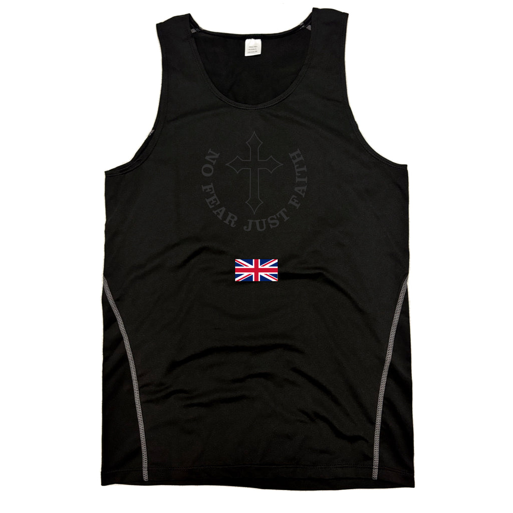 Centered Black flag series Compression Tank Tops- all countries