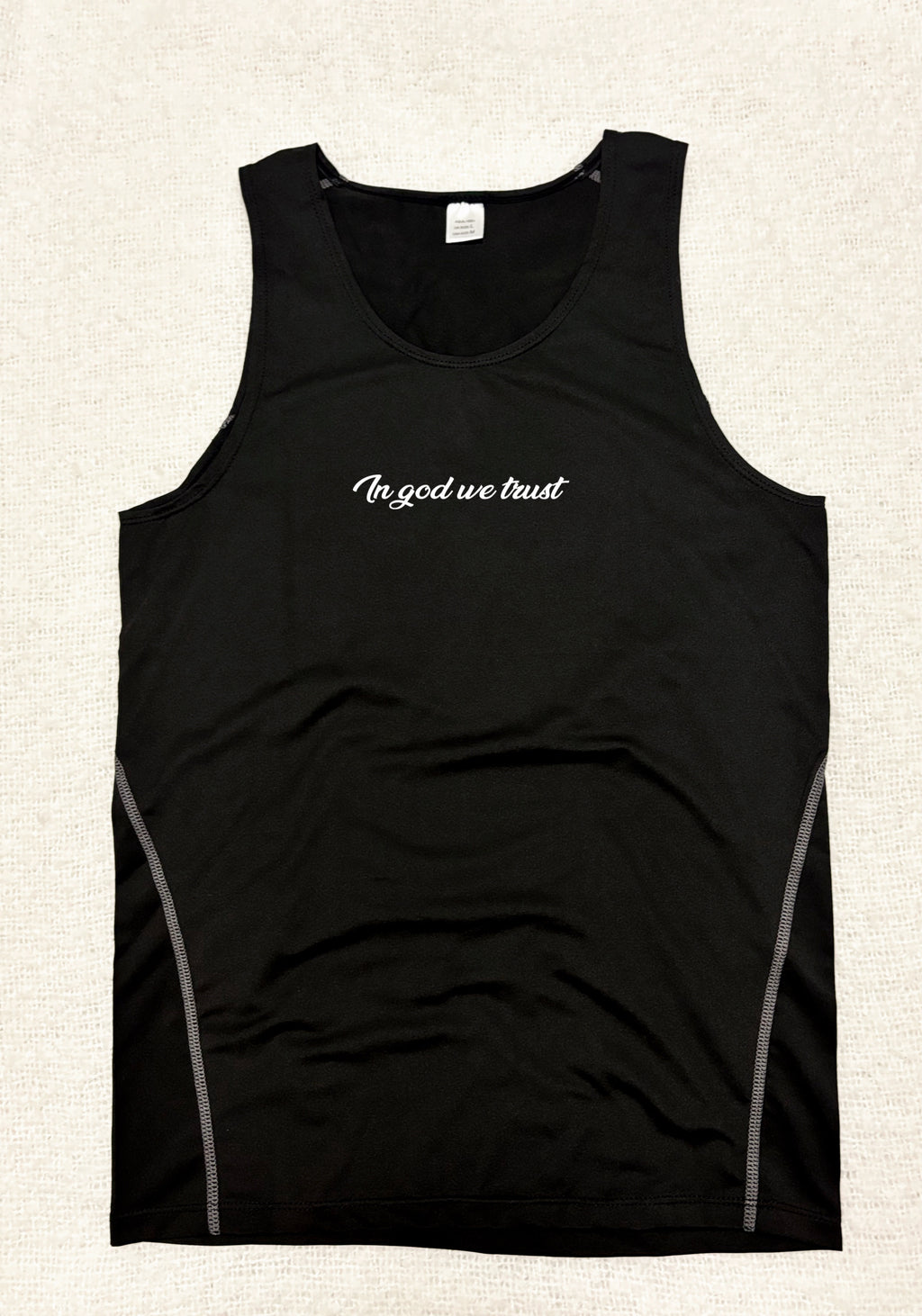 Black IGWT Compression Tank Top