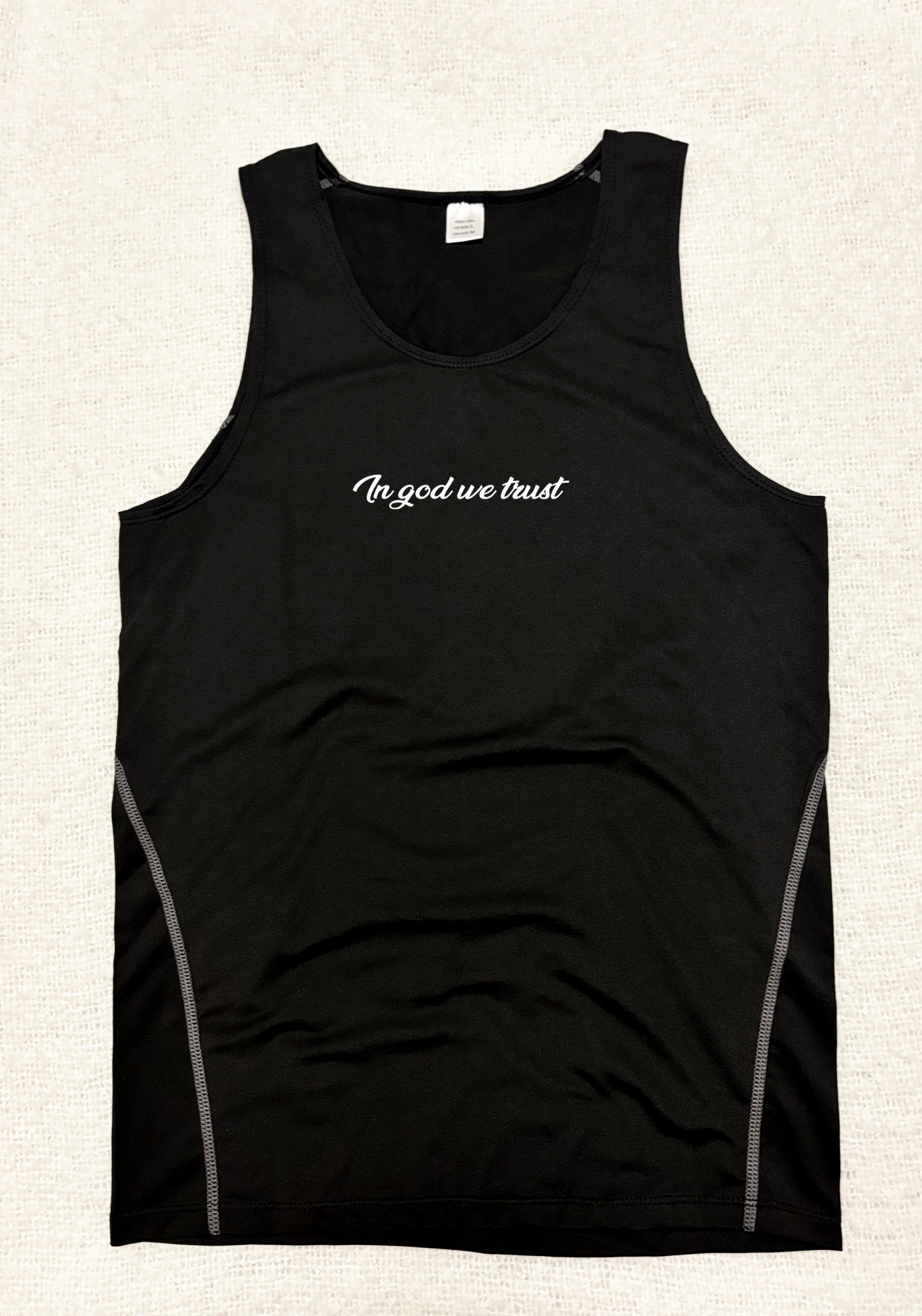 Black IGWT Compression Tank Top