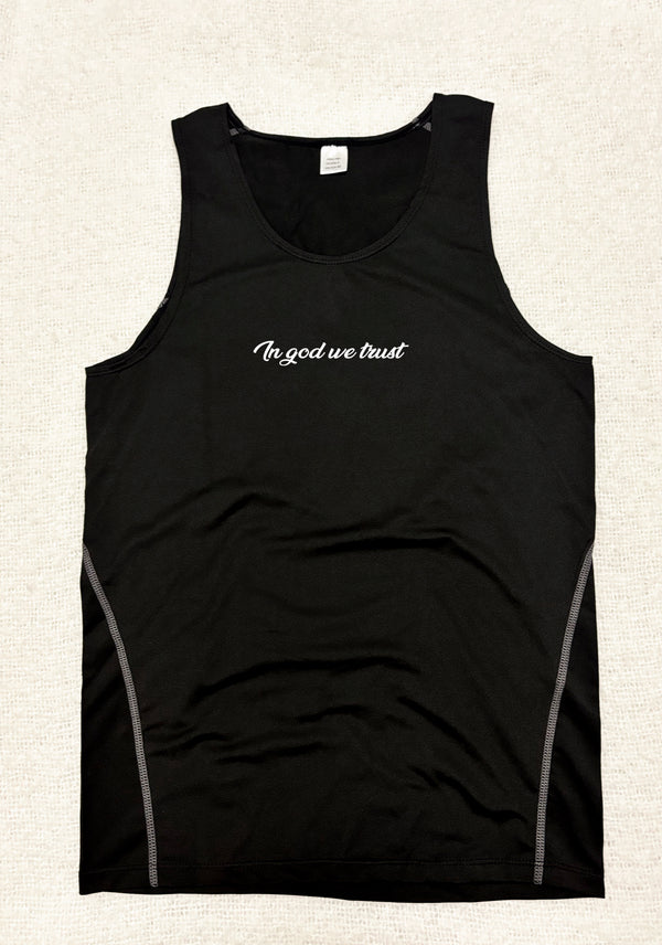 Black IGWT Compression Tank Top
