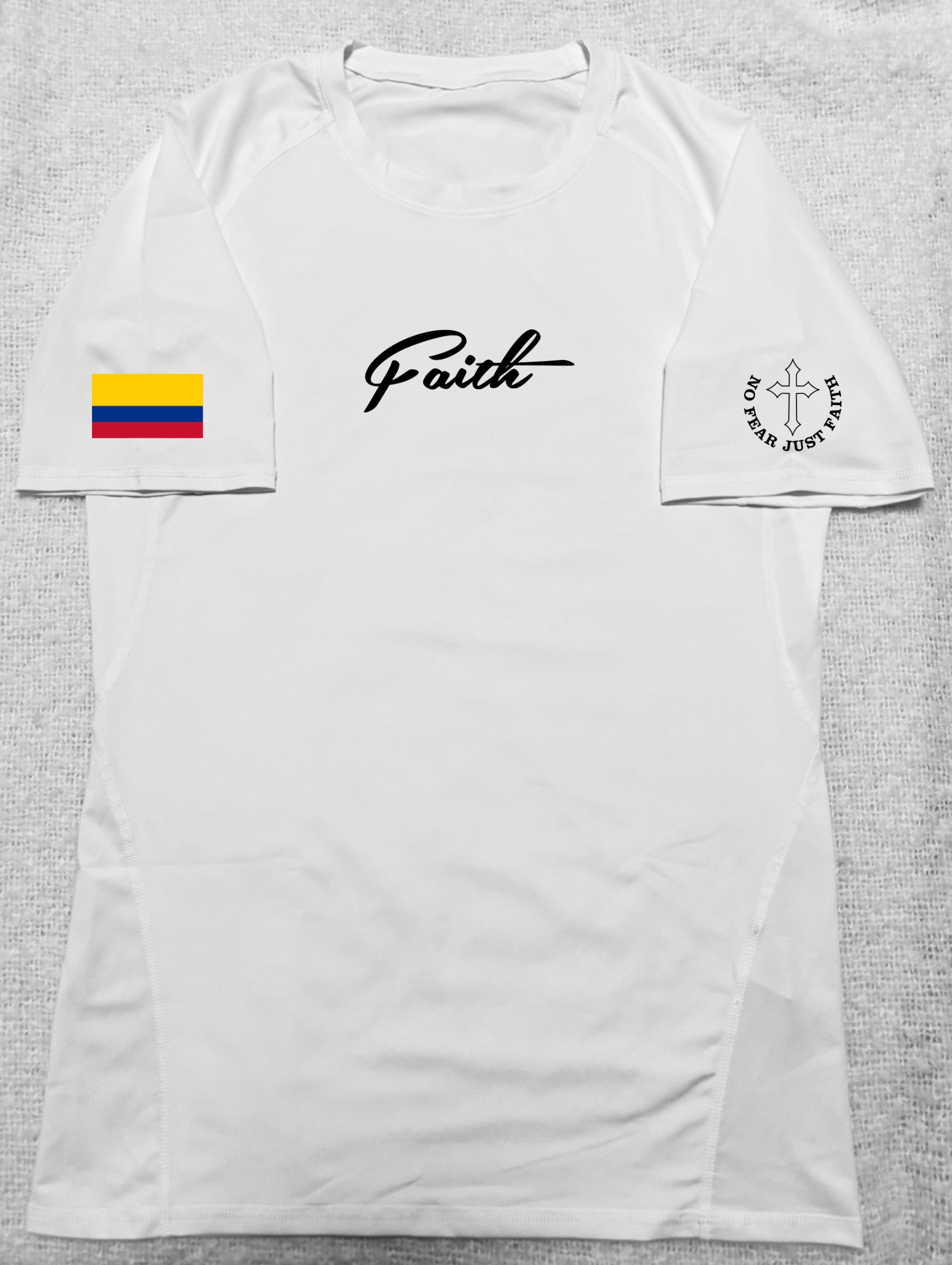 White flag series Compression shirt