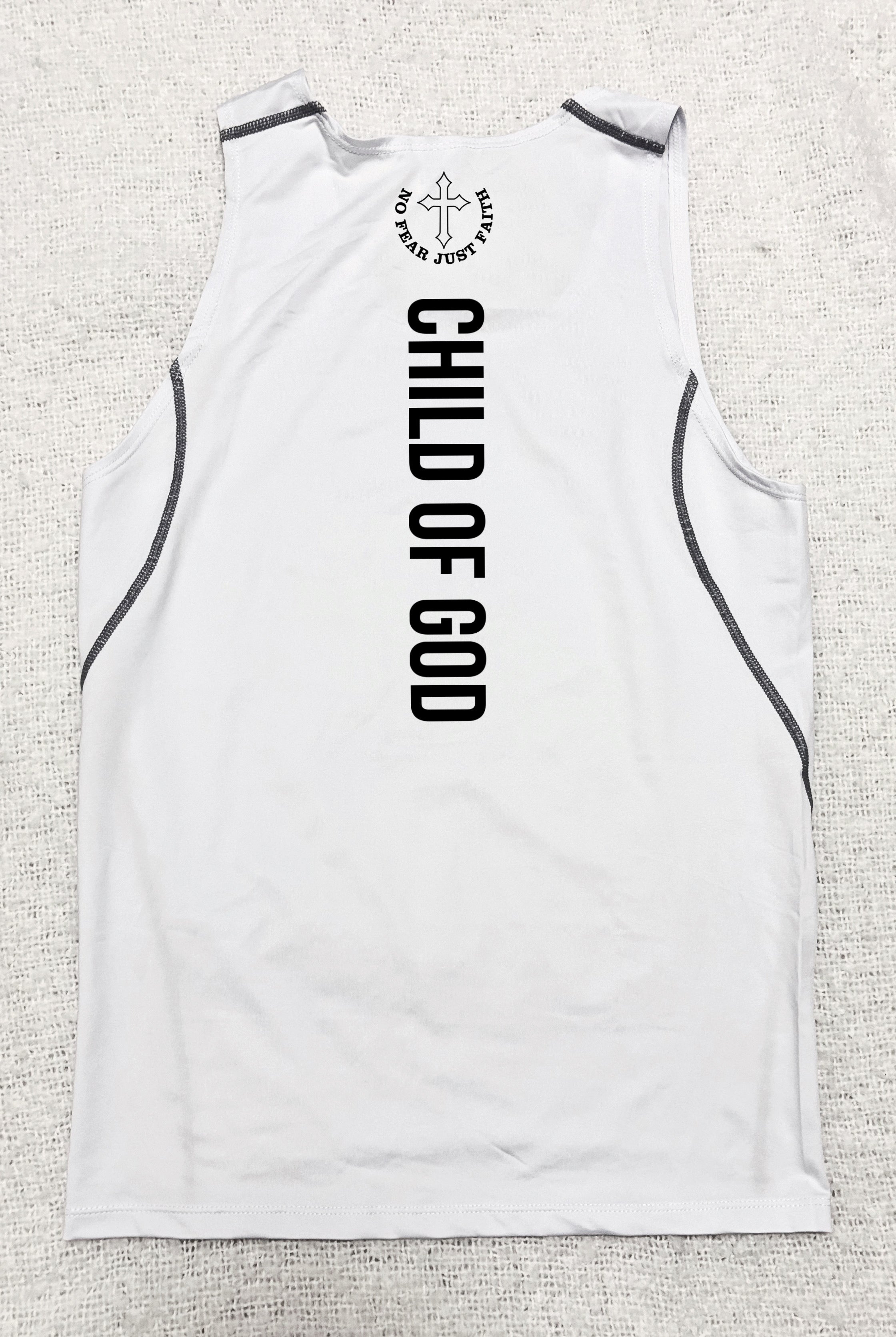White COG Compression Tank Top
