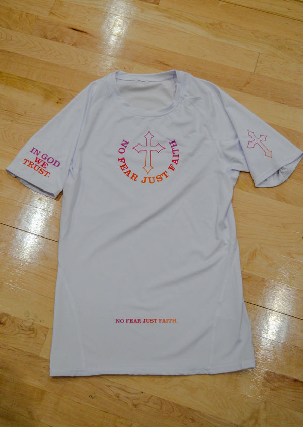 Sunset White Compression Shirt