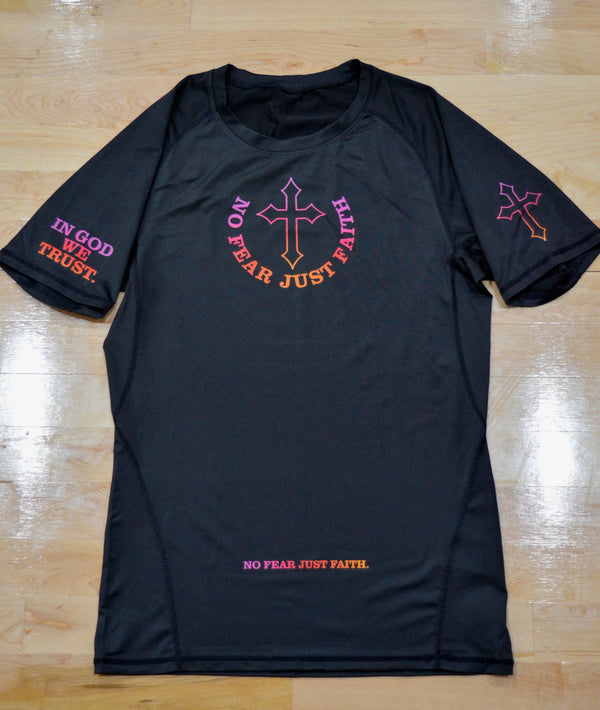 Sunset Black Compression Shirt