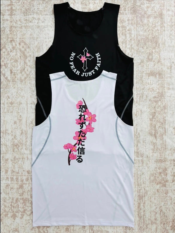 Black Cherry Blossom TankTop
